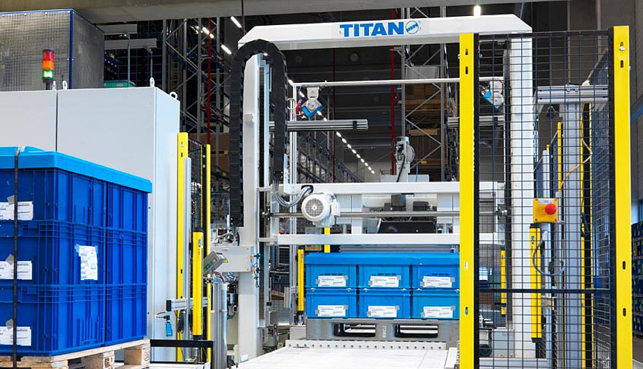 Vertical strapping TITAN Umreifungstechnik GmbH & Co. KG